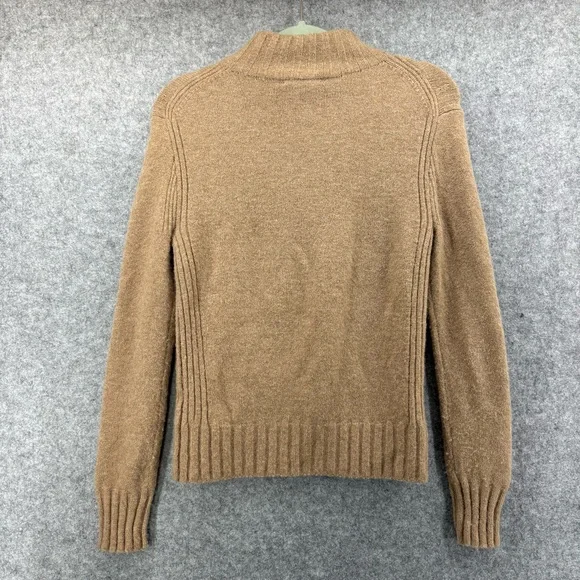 J. Crew mock neck sweater in super soft yarn merino alpaca blend xs - Picture 3 of 10